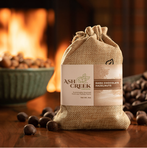 Dark Chocolate Hazelnuts By Ash Creek Farms